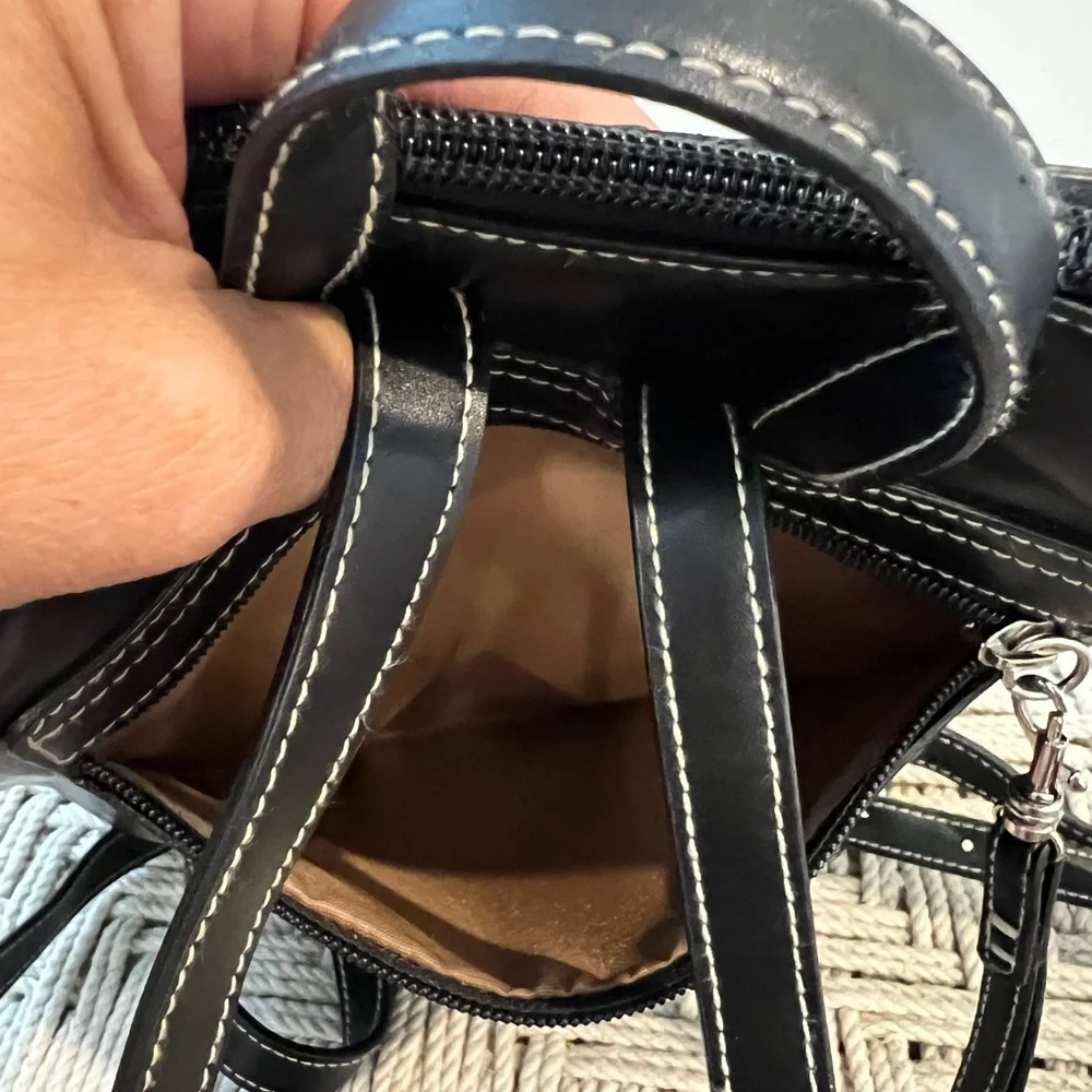 Gerry Weber Black Leather Backpack